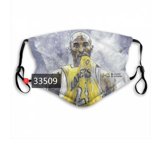 2021 NBA Los Angeles Lakers #24 kobe bryant 33509 Dust mask with filter